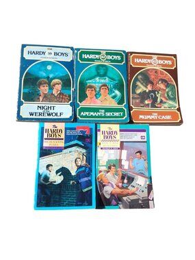 The Hardy Boys Mystery Stories Lot Of 5 Books By Franklin W. Dixon Paperback